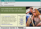 Insurance Center @ Fidelity.com  screenshot