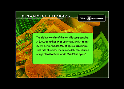 Fidelity Screensaver